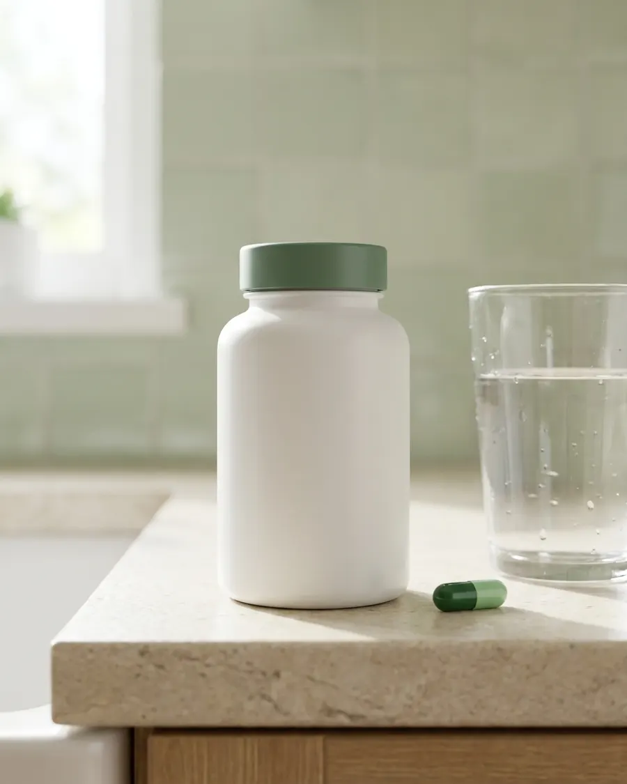 BPC-157 Oral · 60 capsules en uso